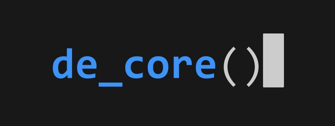 de_core() Logo